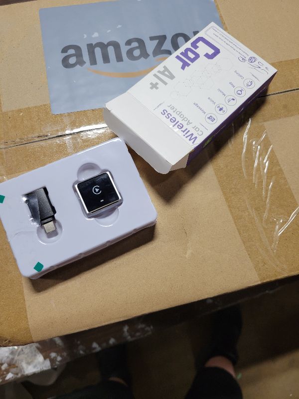 Photo 1 of 2026 Wireless CarPlay Adapter for Apple Only, Upgrade Mini Aluminium Car Play Adapter Converts Wired to Wireless CarPlay for iPhone, Plug & Play, Auto Connect Fast and Stable, with USB-C, Grey