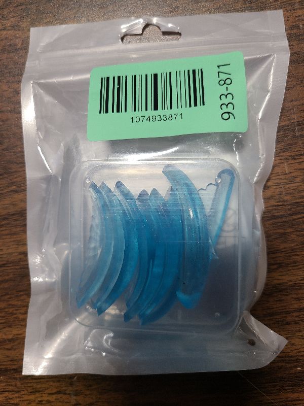 Photo 1 of 10Pcs Lash Lift Rods, Different Sizes Self Adhesive Eyelash Lift Pads, Reusable Glueless Lash Perming Tools for All Eye Shapes (Blue)