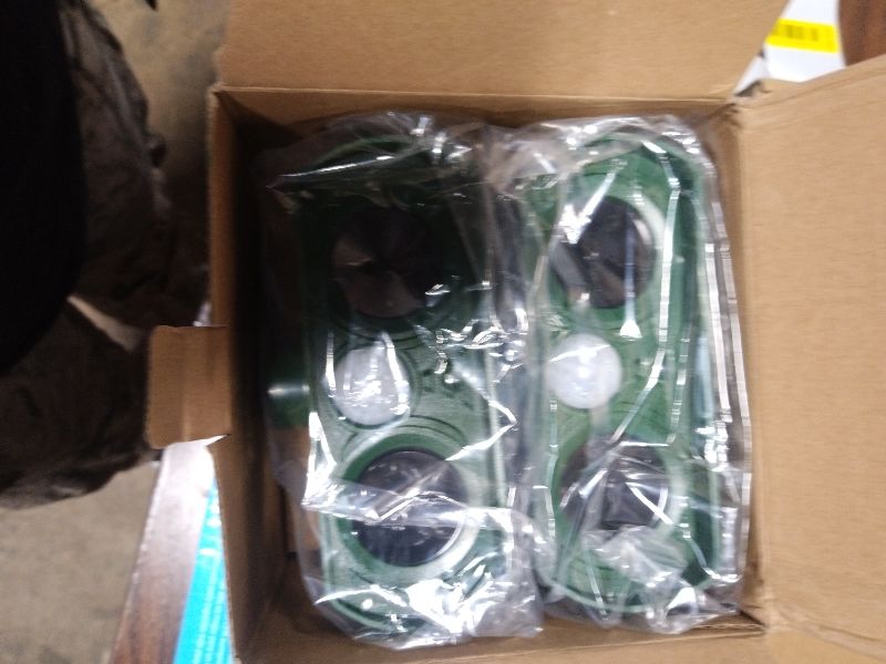 Photo 1 of 2 Pack Solar Animal Repeller with Motion Detection Ultrasonic Outdoor Deer Repellent Device for Patio Garden Yard Waterproof Animal Repellent Deterrent to Repel Cat Squirrel Rabbit Dog Raccoon Skunk