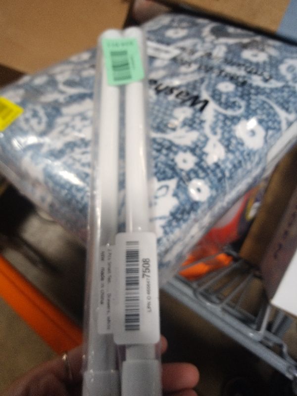 Photo 1 of 2 Pcs Small Tension Rod 12-20 inch Spring Rod, Tension Rod Spring Tension Rod, Small Tension Curtain Rod, Short Thin Tension Rods, Mini Tension Rods for Closet, Cabinets, Cupboard, Drawers, White