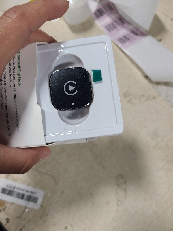 Photo 1 of 2-in-1 Wireless CarPlay & Android Auto Adapter, Plug & Play CarPlay Dongle Converts Wired to Wireless, Fast Auto-Connect, No Delay, Compact Design for iPhone & Android with USB/USB-C Port(Black)