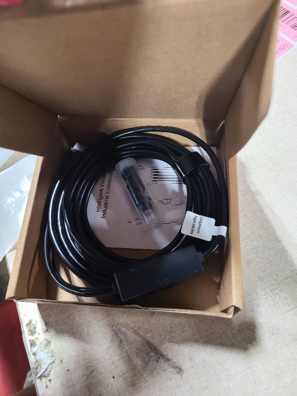 Photo 1 of [Dual-Lens] Endoscope Camera with Light, 1920P HD Borescope with 8+1 Adjustable LED Lights, IP67 Waterproof Inspection Camera 16.5FT Semi-Rigid Snake Cord for iOS & Android (2 Interface)