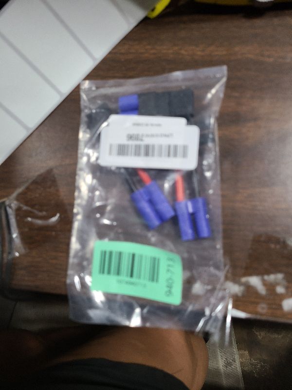 Photo 1 of 2 Pair RC LiPo Battery Connector Adapter Compatible with TRX/Traxxas Lipo Battery Plug to EC5 Male Female on ESC Charger
