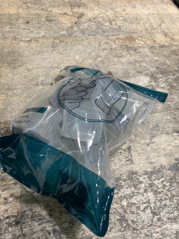 Photo 1 of 1" x 1.5" Rectangle Chair Leg Protectors for Hardwood Floors Silicone Covers to Protect Wood Tile Floors Felt Pads Furniture Leg Caps Reduce Noise.Easy to Move.16 PCS Clear.