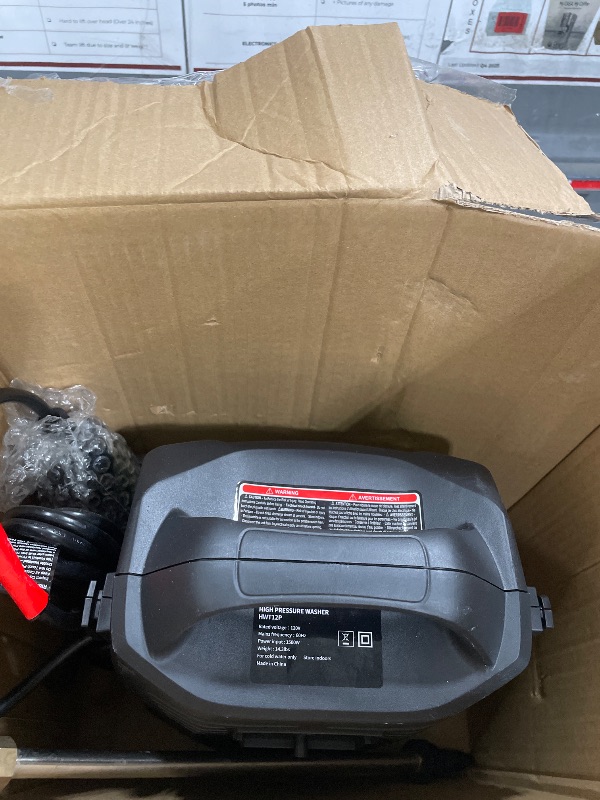 Photo 1 of **UNKNOWN IF WORKING, PARTS ONLY**QIOMALA 4800PSI PowerWasher with 4 Quick Connect Nozzles, Foam Cannon for Car, Lane, Patio Cleaning