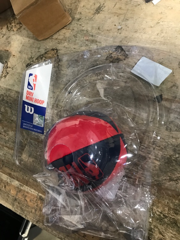 Photo 1 of  missing the mini hoop just the basketball WILSON NBA Team Mini Hoop - Los Angeles Clippers