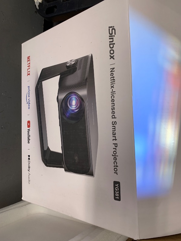 Photo 1 of [2000 ANSI/Auto Focus & Keystone/Built-in APP] 4K Outdoor Projector with Wifi and Bluetooth, Smart Portable Projector with Built in Apps YouTube/PrimeVideo & Dolby, Home Theater Projector with HDR10+