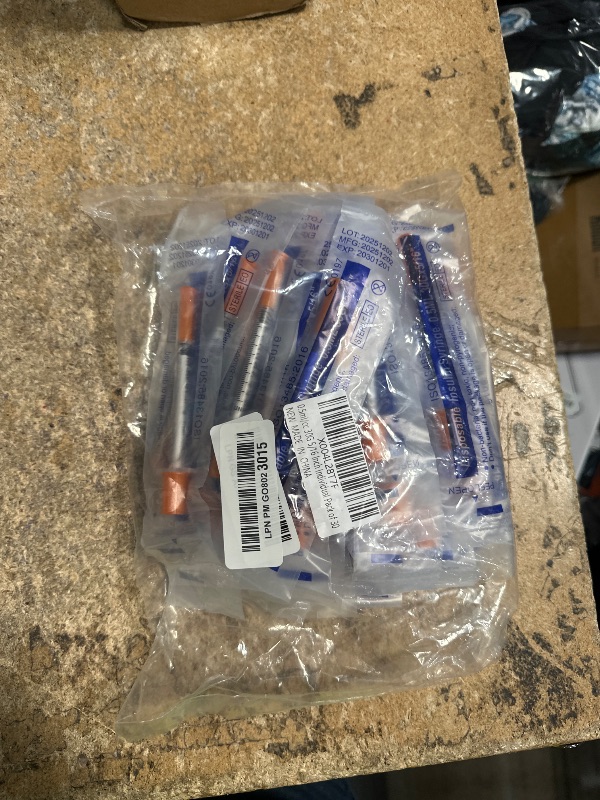 Photo 1 of 0.5ml/cc 30G 5/16 Inch , U-100 Syringes, Individual Package Pack of 30