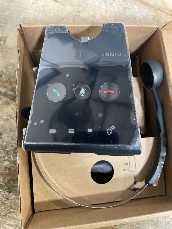 Photo 1 of ** missing headset speaker **Jabra Engage 65 SE (Second Edition) Wireless Headset, Convertible – Telephone Headset with Industry-Leading Wireless Performance, Advanced Noise-Cancelling Microphone, All Day Battery Life - Black ** missing headset speaker **