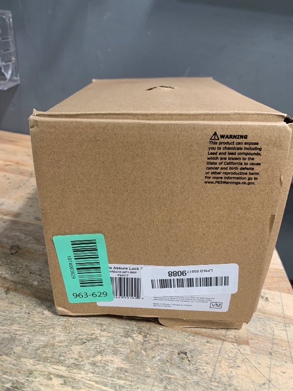 Photo 1 of ***MISSING PARTS***
Yale Security Assure Lock 2 Deadbolt, Black Suede Keyed Smart Entry Door Lock with Wi-Fi Connected Keypad for Code Entry and Remote Access, YRD410-WF1-BSP
