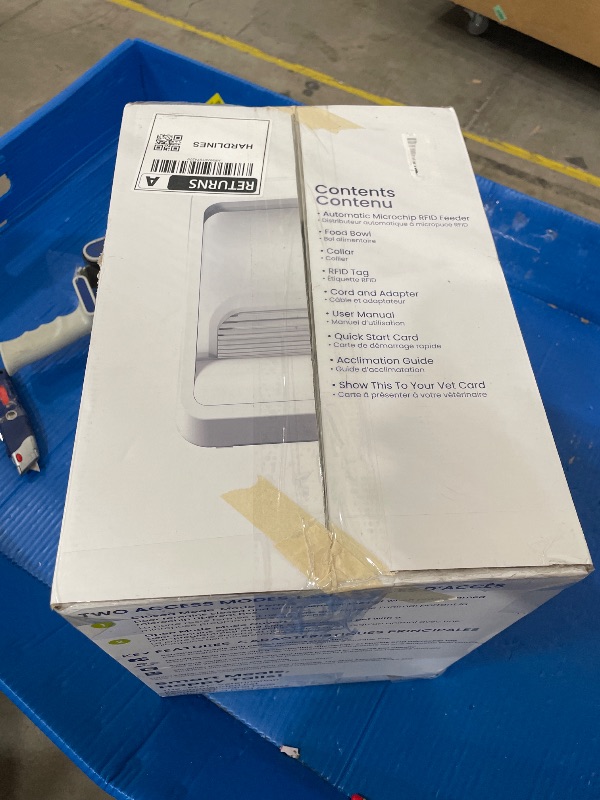 Photo 1 of Cat Feeder,6-Cup, ISO Microchip & RFID Tag Compatible, App Control, Portion Control. ss only for the assigned pet, helping prevent food stealing in multi-pet households. The feeder pairs with the mobile app to schedule meals, control portions, and monito