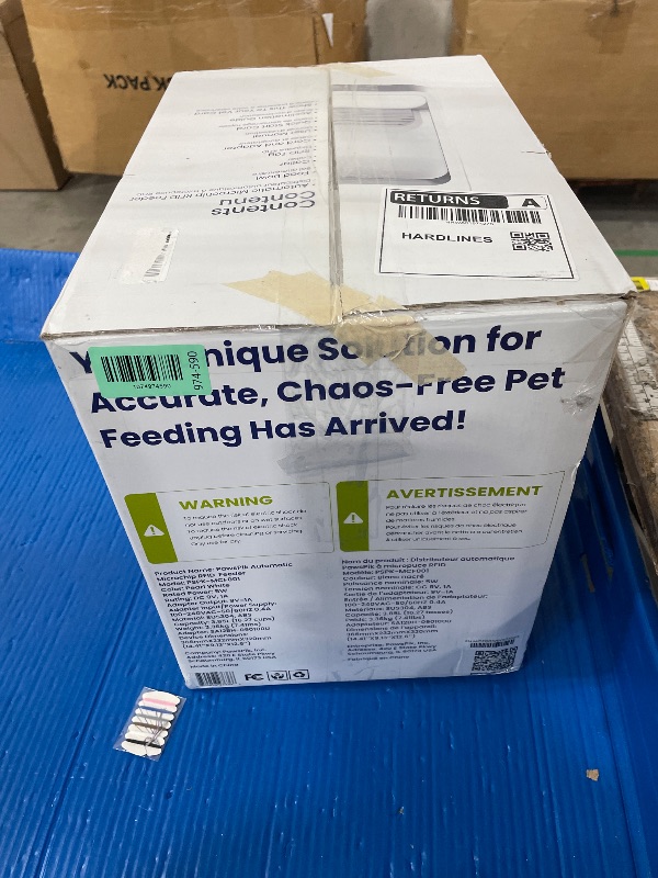 Photo 1 of Cat Feeder,6-Cup, ISO Microchip & RFID Tag Compatible, App Control, Portion Control. ss only for the assigned pet, helping prevent food stealing in multi-pet households. The feeder pairs with the mobile app to schedule meals, control portions, and monito