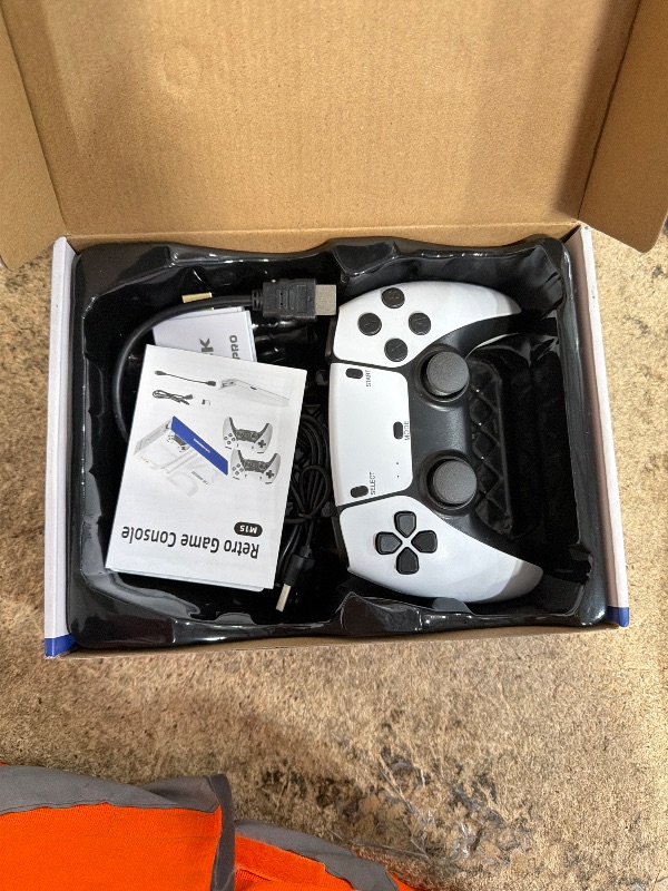 Photo 1 of **Only One** 2026 Upgraded Retro Gaming Console, 20,000+ Retro Game Stick, 23 Emulators, Built-in Classic Video Games, 4K HD HDMI TV Game Stick Plug & Play Game Console for TV 2 Wireless (Bright White)