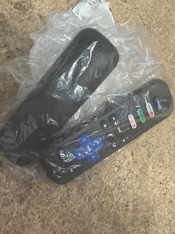 Photo 1 of (Pack of 2) Replacement Remote Control Only for Roku TV, Compatible for TCL Roku/Hisense Roku/Onn Roku/Sharp Roku/Element Roku/Westinghouse Roku/Philips Roku Smart TVs (Not for Roku Stick and Box)