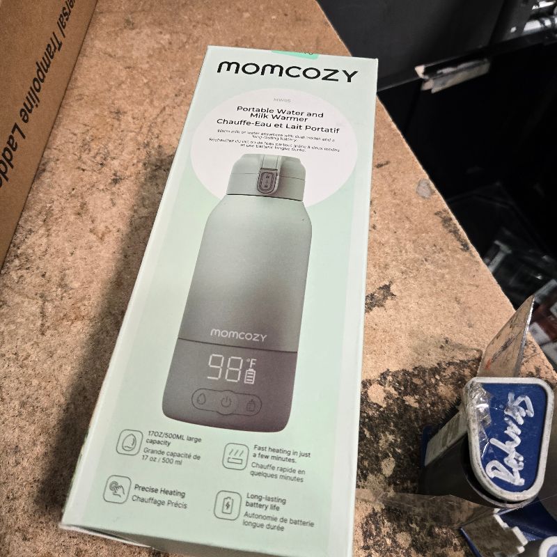 Photo 1 of **FACTORY SEALED** Momcozy Portable Bottle Warmer for Travel – Dual Heating Modes for Breast Milk & Water, Portable Milk Warmer with Fast Heating & Long Battery Life, 17 Ounces Large Capacity to Meet Your All-Day Needs