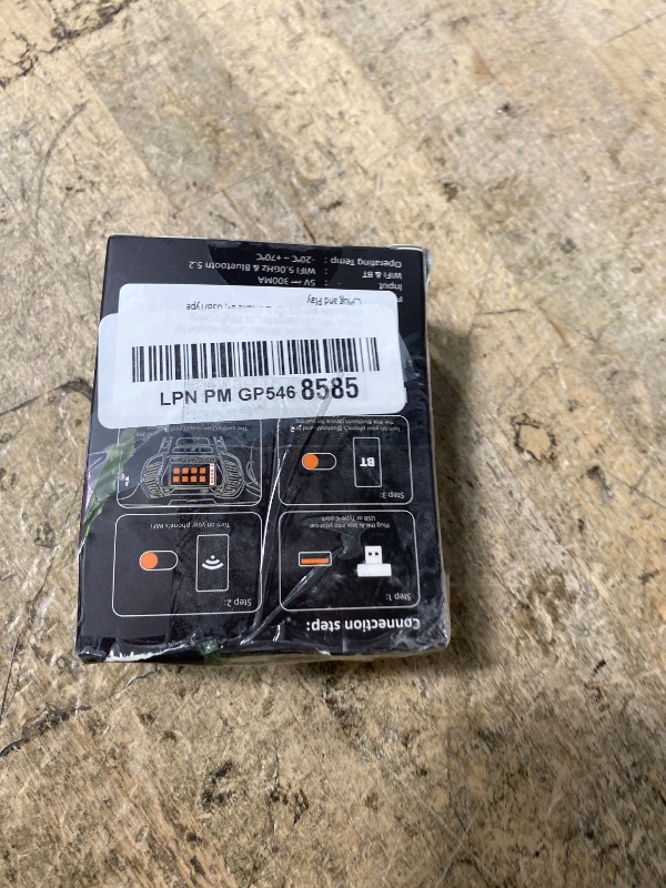Photo 1 of ?2026 Upgarded?Wireless CarPlay Adapter for iPhone, Mini USB Design for Cars with Wired CarPlay, Fast Connection,5.8GHz WiFi,No Delay, Compatible with iOS 10+ & iPhone 6+, USB/Type C,Plug and Play