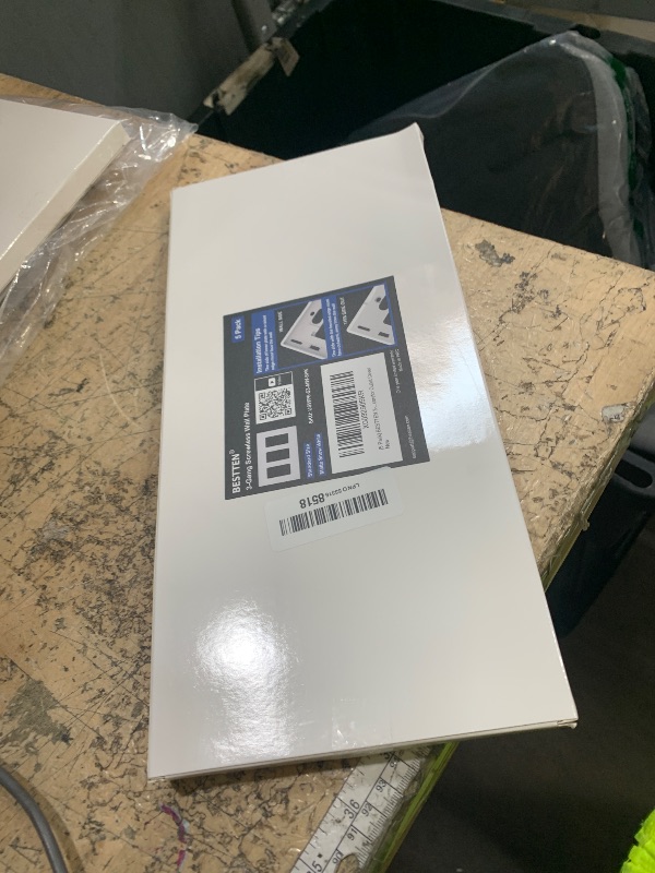 Photo 1 of (5 Pack) BESTTEN USWP6 Matte Snow White 3-Gang Screwless Wall Plate, Decorator Outlet Cover, H4.69” x W6.54”, for Light Switch, Dimmer, USB, GFCI, Receptacle