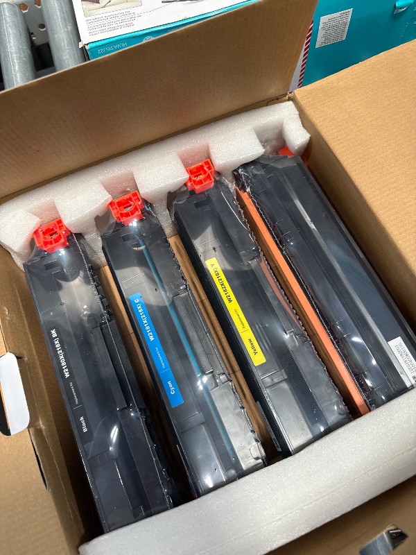 Photo 1 of ***FACTORY SEALED***218X Toner Cartridges 4 Pack High Yield (with Chip) Compatible Replacement for HP 218X 218A for Color LaserJet Pro 3201dw MFP 3301fdw 3301cdw 3301sdw Printer Ink W2180X W2180A (BCMY, 4-Pack)