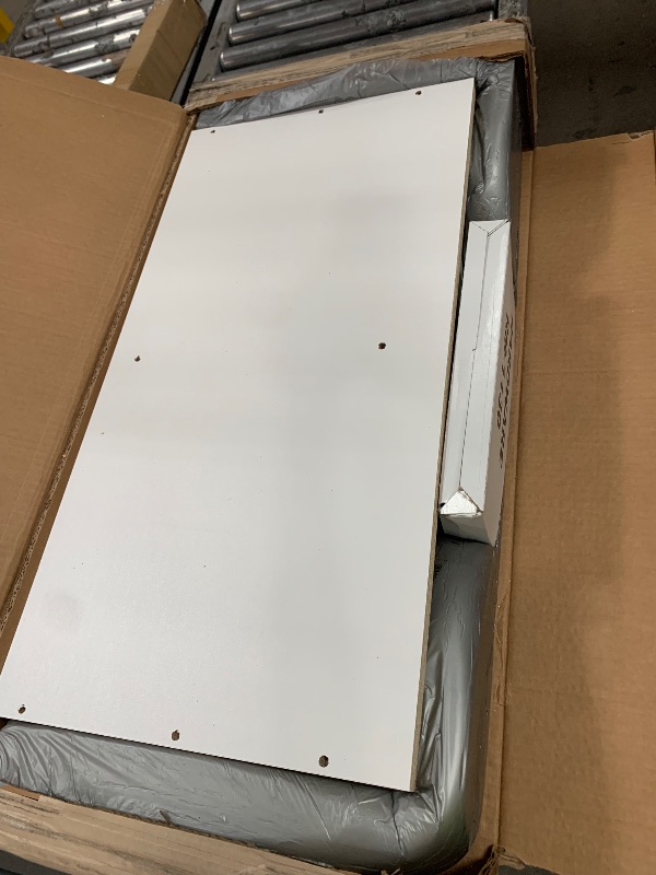 Photo 1 of **MISSING BOX 1**Prepac HangUps 30" Large Garage Cabinet, Bathroom Cabinet Wall Mount, Ideal for Garage, Kitchen and Laundry Organization 30" W x 72" H x 16" D, White