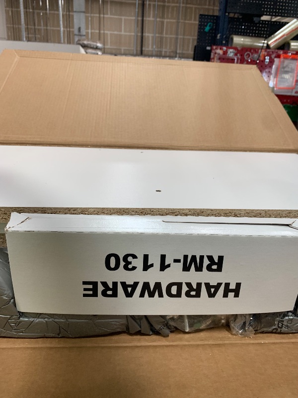 Photo 1 of **MISSING BOX 1**Prepac HangUps 30" Large Garage Cabinet, Bathroom Cabinet Wall Mount, Ideal for Garage, Kitchen and Laundry Organization 30" W x 72" H x 16" D, White