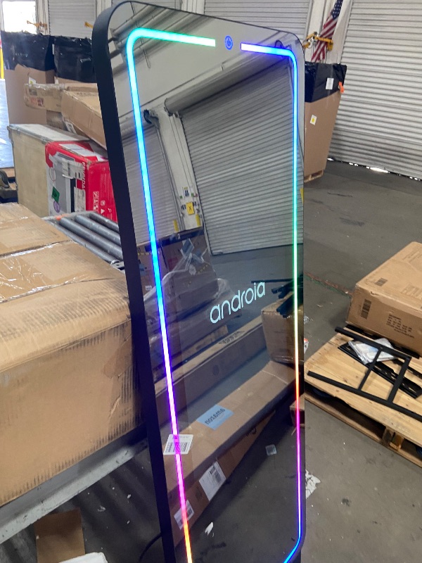 Photo 1 of **Device is passcode locked/for parts only. The chip-level security has completely locked down the bootloader and local USB inputs.**
Smart Fitness Mirror for Home Gym Workout, 32" Touchscreen & Open System, No Subscription Fees, Support Fitness Apps, Wal