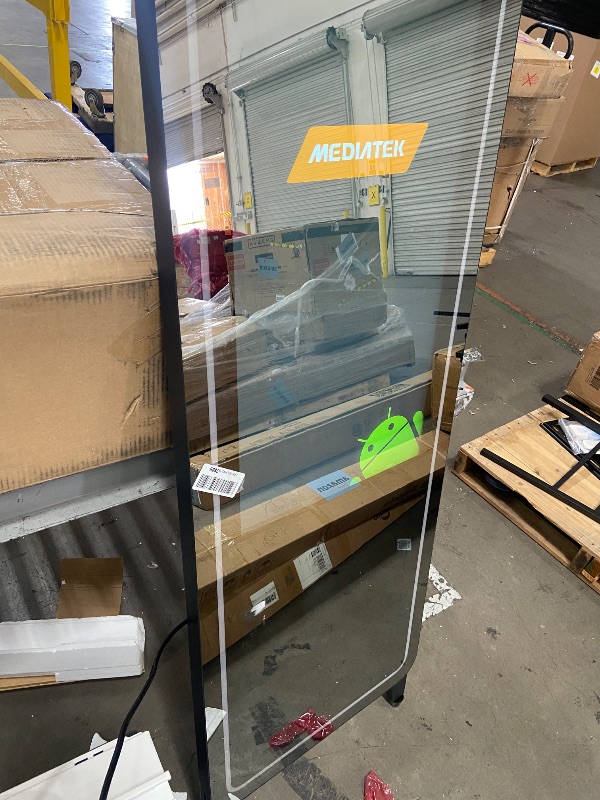 Photo 1 of **Device is passcode locked/for parts only. The chip-level security has completely locked down the bootloader and local USB inputs.**
Smart Fitness Mirror for Home Gym Workout, 32" Touchscreen & Open System, No Subscription Fees, Support Fitness Apps, Wal