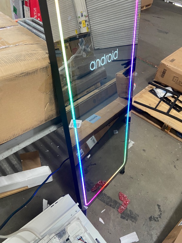 Photo 1 of **Device is passcode locked/for parts only. The chip-level security has completely locked down the bootloader and local USB inputs.**
Smart Fitness Mirror for Home Gym Workout, 32" Touchscreen & Open System, No Subscription Fees, Support Fitness Apps, Wal