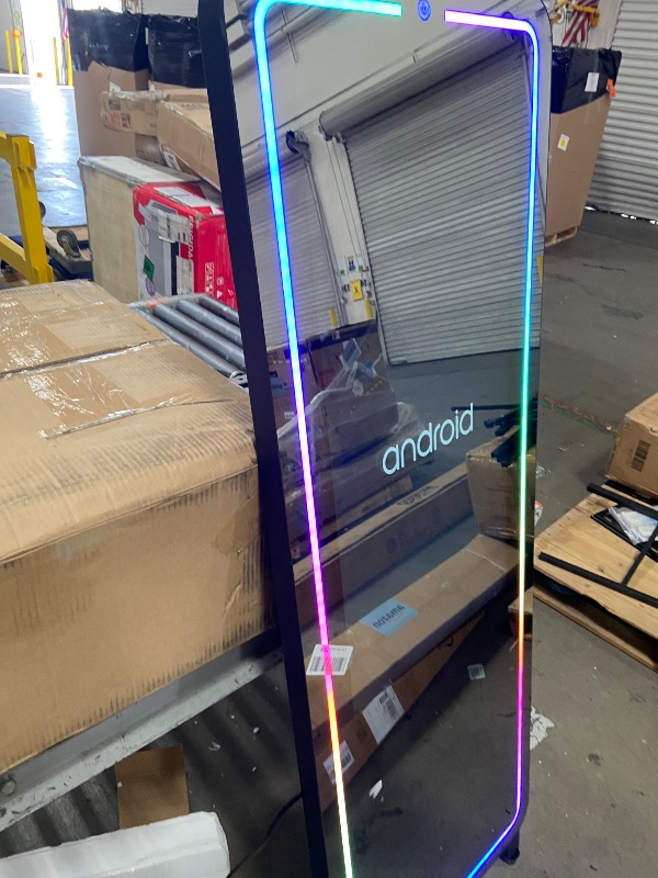 Photo 1 of **Device is passcode locked/for parts only. The chip-level security has completely locked down the bootloader and local USB inputs.**
Smart Fitness Mirror for Home Gym Workout, 32" Touchscreen & Open System, No Subscription Fees, Support Fitness Apps, Wal