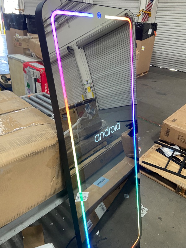 Photo 1 of **Device is passcode locked/for parts only. The chip-level security has completely locked down the bootloader and local USB inputs.**
Smart Fitness Mirror for Home Gym Workout, 32" Touchscreen & Open System, No Subscription Fees, Support Fitness Apps, Wal