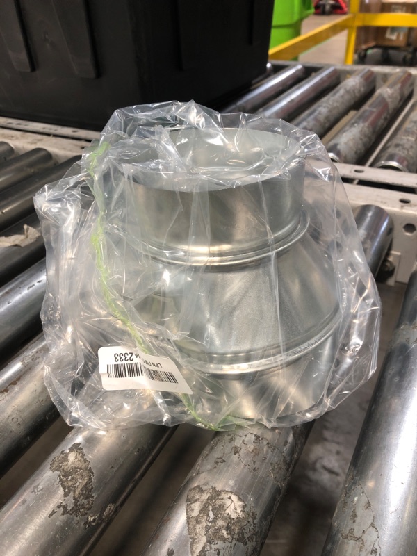 Photo 1 of *DENTED* A-KARCK Air Duct Reducer 6" to 4", Round Duct Adapter Galvanized Steel for Inline Ventilation System, Connect Pipe with Duct Fan or Dryer Vent