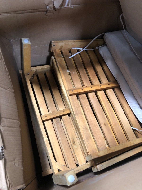 View 5 of ***MISSING PARTS***
**PARTS ONLY, CUSHIONS ARE HEAVILY USED**
PURPLE LEAF Patio Chaise Lounge with Cushion Aluminum Poolside Sunbathing Tanning Layout Chairs Adjustable Reclining Chairs Set of 2 Nurture Shale