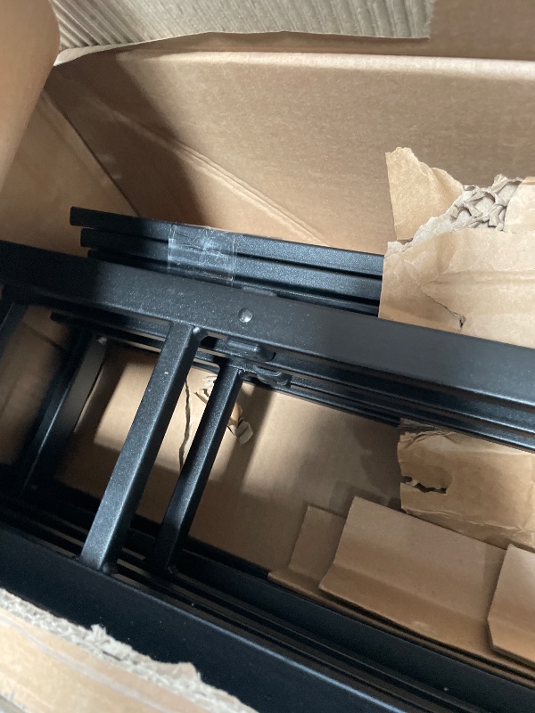 Photo 1 of ***MISSING PARTS SEE COMMENTS***Amazon Basics Smart Box Spring Bed Base, 7-Inch Height Mattress Foundation, Tool-Free Easy Assembly, Extra Firm Support, Queen, 79"L x 59.5"W x 7"H, White