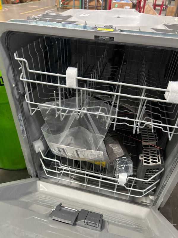 Photo 1 of ***************The bottom connector hose on the back is broken, Bottom cracked - leaks**************
GE 24 in. Built-in Tall Tub Top Control Black Dishwasher w/Sanitize, Dry Boost, 52 dBA GDT550PGRBB