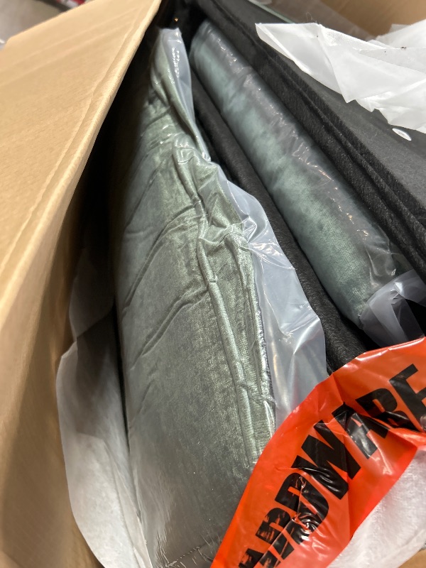 Photo 1 of ***MISSING PARTS***
Marsail Pull Out Sofa Bed, Queen Size Sleeper Sofa with Memory Foam Mattress, 2-in-1 Convertible Chenille Couch Bed with 2 USB Charging and Removable Covers, Loveseat for Living Room, Apartment, Green
