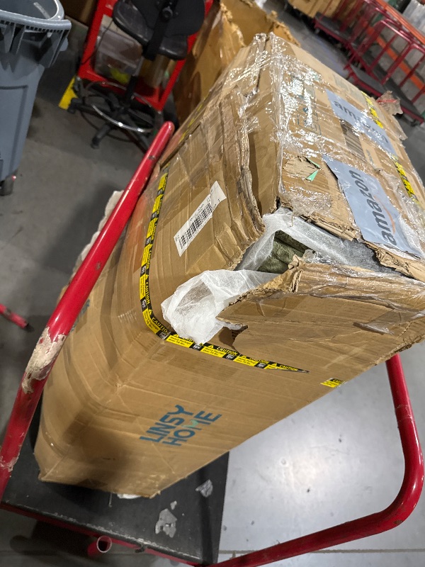 Photo 1 of * TRUCK/TRAILER/LARGE VEHICLE PICKUP*THREE BOXES*UNKNOWN IF MORE BOXES TO SET * LINSY HOME Sectional Sleeper Sofa Pull Out Couches for Living Room (Green, Sleeper Sofa 1) | Pull Out Sofa Bed, Storage, USB Charging, Cup Holders, Plush Corduroy