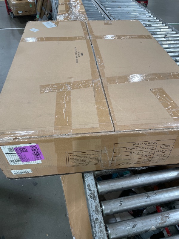 View 2 of **MISSING BOX 1, PARTS ONLY**** GarveeHome 60-inch Oversized Chaise Lounge Chair Indoor, Comfy Corduroy Lounge Sofa with Charging Station, Cup Holders & Throw Pillows, Cozy Sleeper Couch for Living Room Apartments, Grey