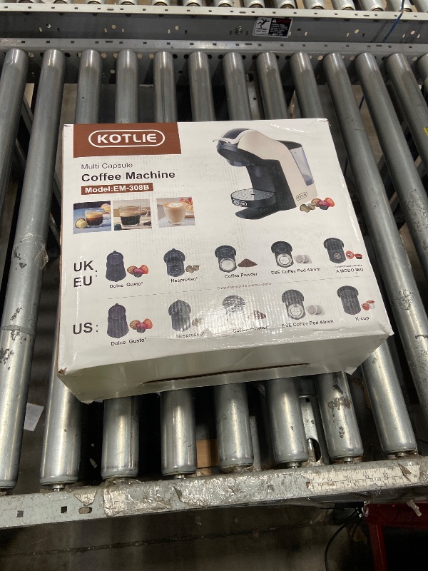 Photo 1 of ***FOR PARTS ONLY***
5 in 1 Coffee Maker, Single Serve Coffee Machine Compatible with K Cup, Nespresso Original, Dolce Gusto, ESE 44mm Pods and Ground Coffee, Touchscreen 7 Cup Sizes, Arc Pro