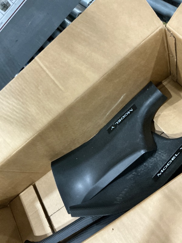Photo 1 of ************MISSING PIECES**********
QINQINTU Carbon Fiber Door Sill Protector for Tesla Model Y Juniper (2025-2026)