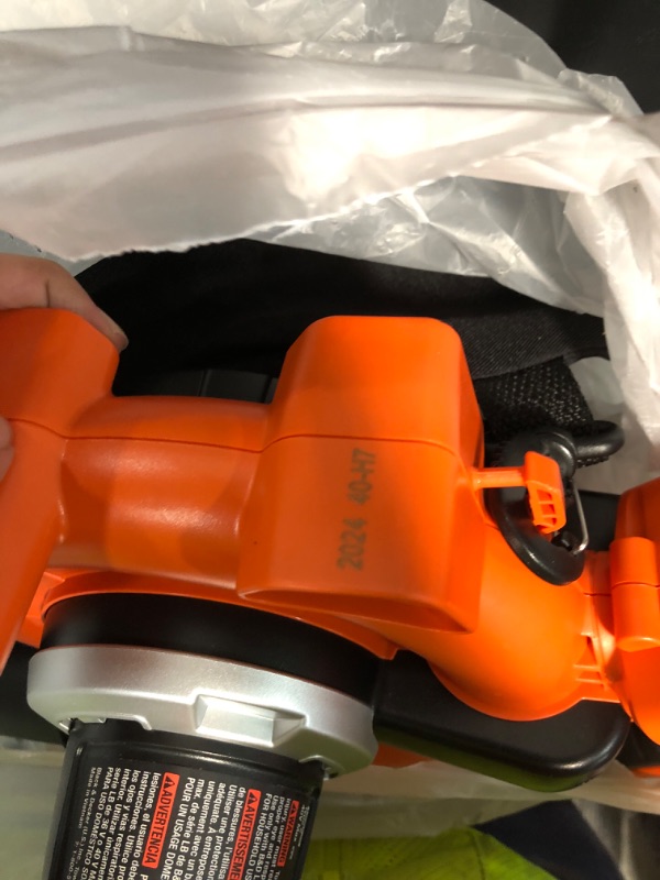 View 3 of **MISSING BLOWER TUBE** BLACK+DECKER Cordless Leaf Blower/Vacuum (40V, 120 mph)