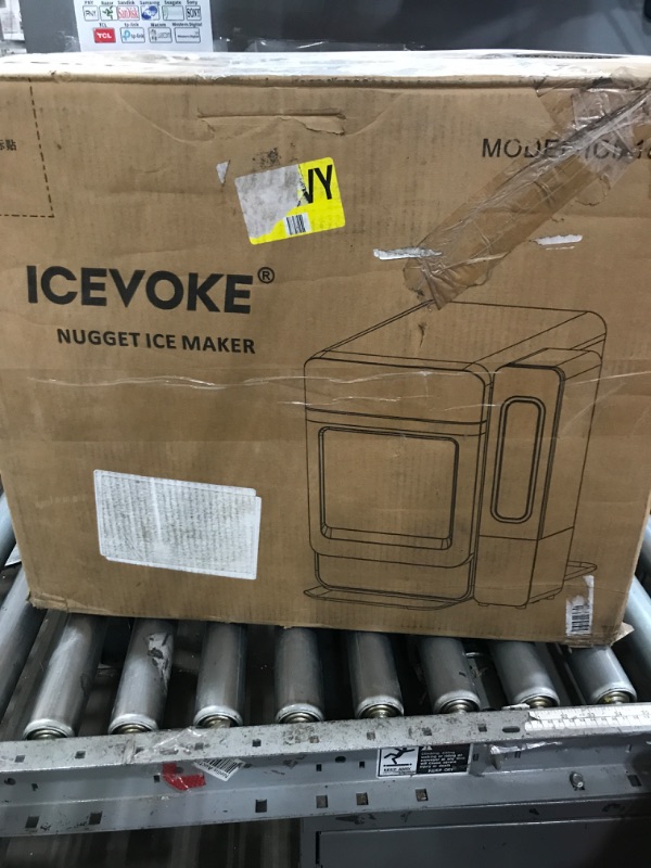 Photo 1 of ****NON FUCNTIONAL, PARTS ONLY **** ICEVOKE Nugget Ice Maker Countertop - 34lbs/Day, Black