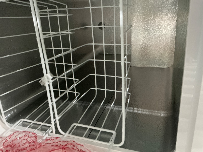 Photo 1 of White | Deep Freezer with Adjustable Thermostat, Top Open Door Freezer with Removable Basket, Low Noise for Kitchen, Office