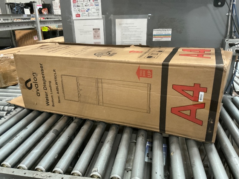 Photo 1 of ****FOR PARTS ONLY,DAMAGE IN PHOTOS ** Avalon A4BLWTRCLR Bottom Loading Water Cooler Water Dispenser - 3 Temperature Settings - Hot, Cold & Room Water, Durable Stainless Steel Cabinet, Bottom Loading - UL/Energy Star Approved