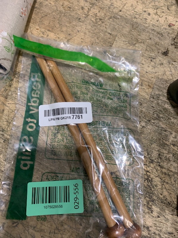 Photo 1 of 10 mm Bamboo Knitting Needle Straight Single Pointed 10 Inch Long Wooden Knitting Needles Wooden Sweater Thick Knitting Needles for Beginners, Sock, Scarf, Handmade DIY Knitting & Crochet Supplies