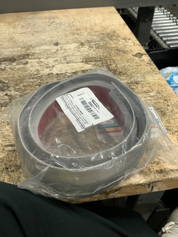 Photo 1 of 1/2" to 3/5" Height Threshold Ramp - Rubber Threshold, Floor Transition Strip, Door Strip, Wheelchair Ramp, Carpet to Tile Strip (Gray Oak Ash, 40 inches)