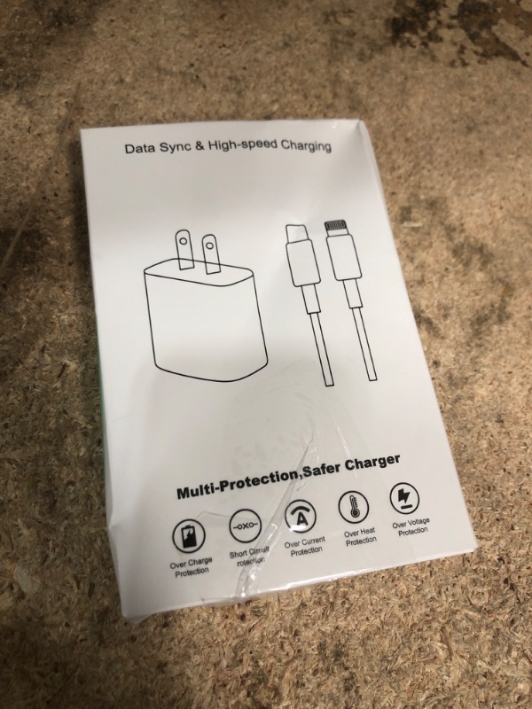 Photo 1 of ?Apple MFi Certified?Fast Charger iPhone,Fast i Phone Charging Cord 3Pack iPhone Charger Fast Charging Plug Block 6FT USB C to Lightning Cable for iPhone 14/14 Pro Max/Plus/13 Mini/12/11/XR/XS,AirPods
