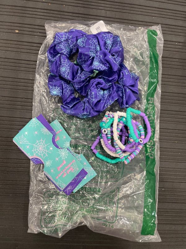 Photo 1 of ***INCOMPLETE***Suncalla Spider Theme Bracelet and Scrunchie Party Favor Set
