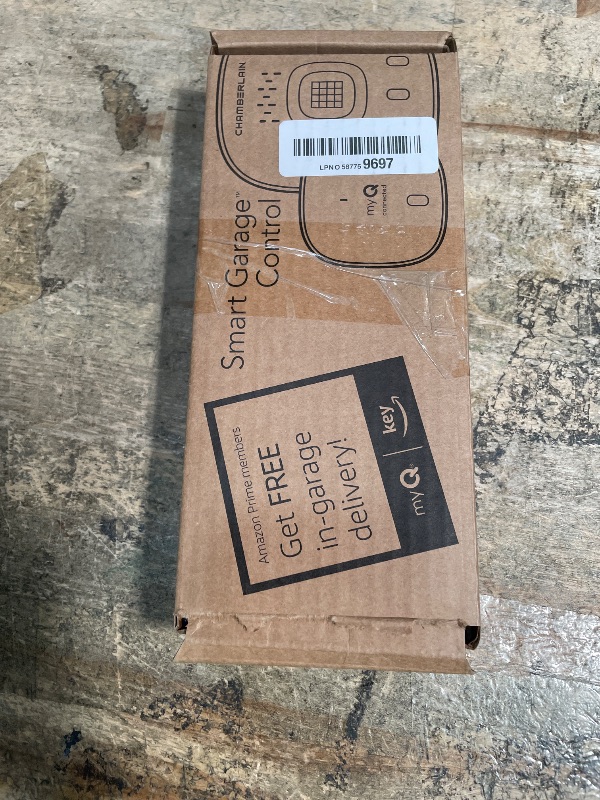 Photo 1 of ***MISSING PARTS***CHAMBERLAIN Smart Garage Control - Wireless Garage Hub and Sensor with Wifi & Bluetooth - Smartphone Controlled, myQ-G0401-ES, White