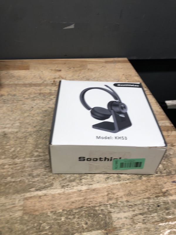 Photo 1 of (Upgraded Version) Wireless Headset, Bluetooth Headset with Noise Cancelling Microphone, Best Headphones with Mic Mute & USB Dongle for PC/Computer/Laptop/Cell Phones/Remote Work/Call Center