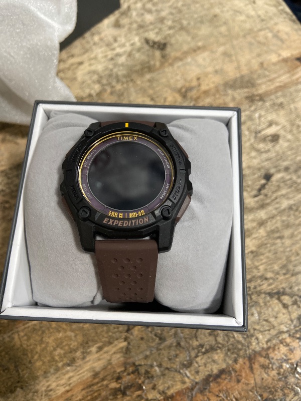 Photo 1 of ***UNABLE TO TEST***Timex Expedition Ridge 49mm Watch - Brown/Black Digital