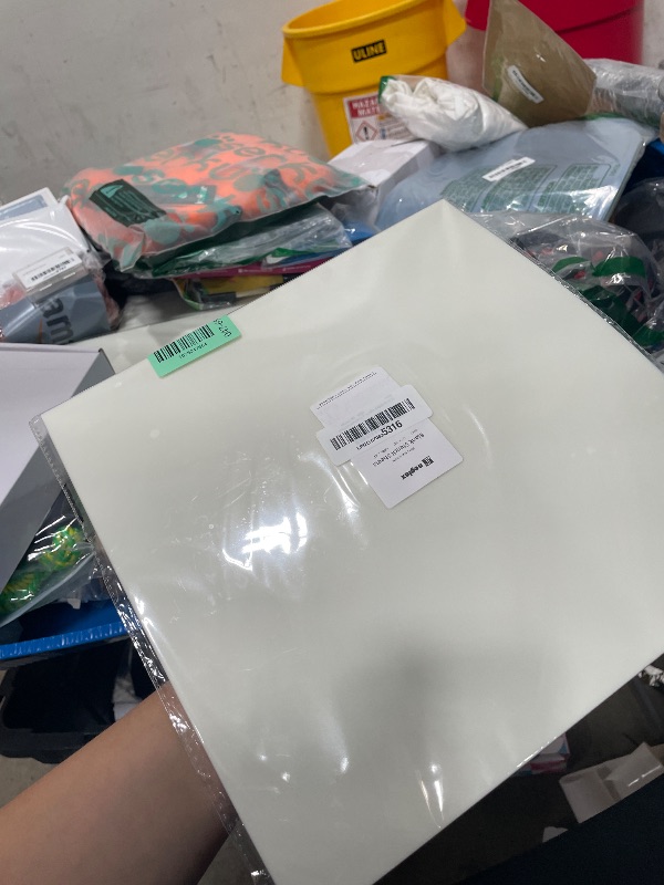 View 2 of 10PCS 10mil Blank Mylar Stencil Sheets,12X12 inch Milky Translucent PET Blank Stencils Sheets,Template Material for Laser Cutting Machines , Food-Safe Craft Plastic